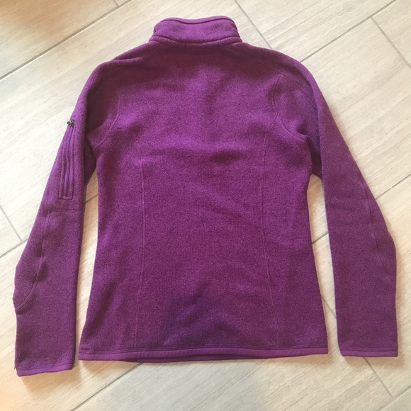 ⭐️FINAL PRICE⭐️ patagonia 1/4 zip better sweater purple maroon XS - Picture 5 of 5